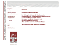 Tablet Screenshot of haus-wiegelmann.de